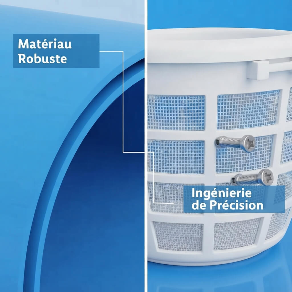 Piscine Gonflable Ronde en PVC Renforcé – 350 × 90 cm, Familiale