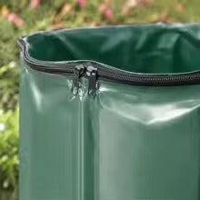 Récupérateur d’Eau de Pluie Pliable 1250 L- Cadre PVC, Filtre et Robinet